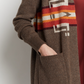Pendleton Women's Lambswool Duster Sweater - Walnut Multi