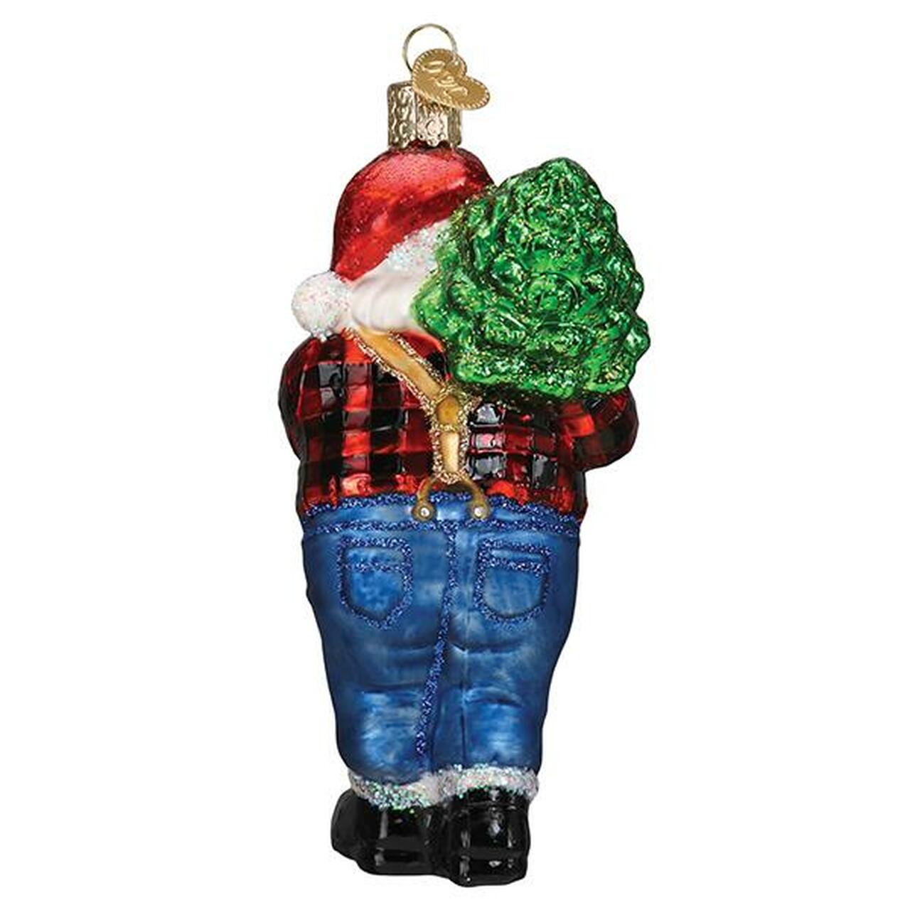 Lumberjack Santa Ornament