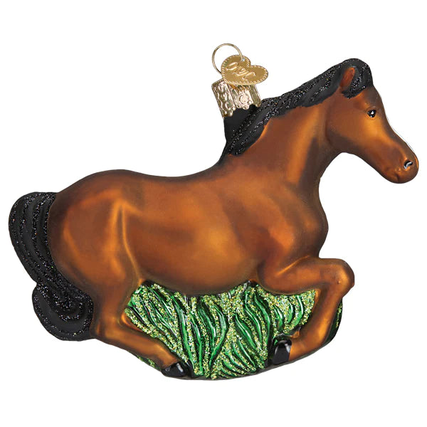 Brown Mustang Ornament