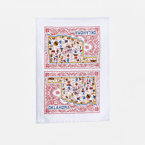 Oklahoma Pattern Dish Towel