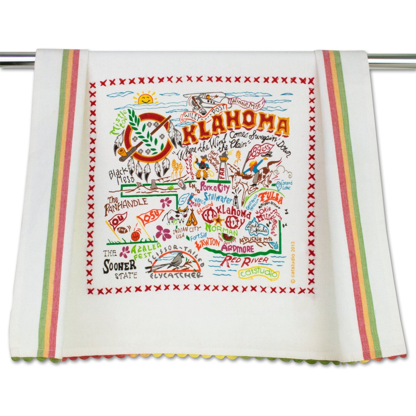 Oklahoma Dish Towel