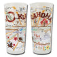 Oklahoma Frosted Drinking Glass