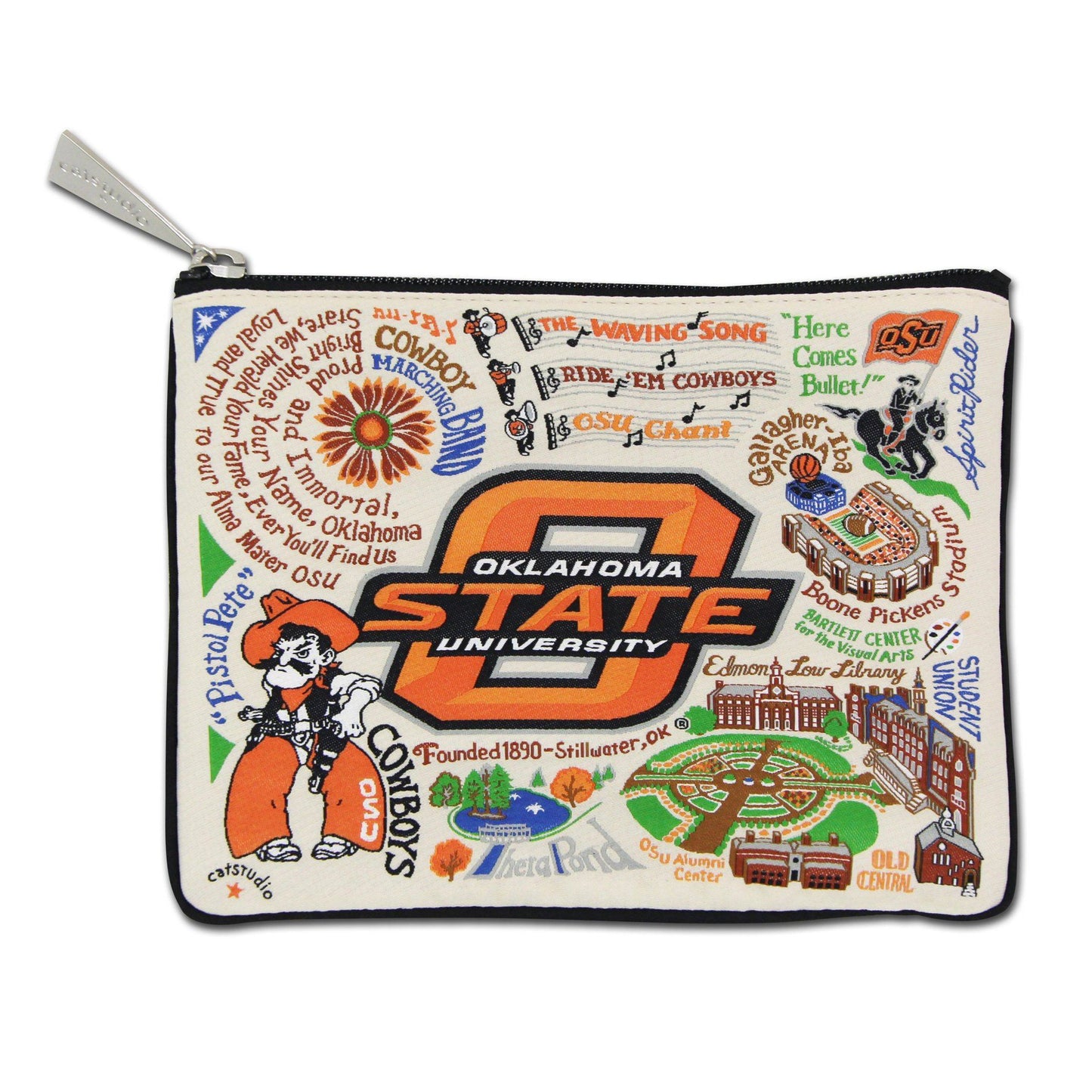 Oklahoma State University OSU Cowboys Zipper pouch