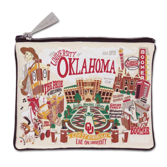 Oklahoma of University OU Sooners Zipper pouch school images bag