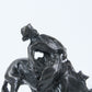 The Outlaw bronze sculpture replica statue by Frederic Remington cowboy on a bucking horse saddle breaking detail face