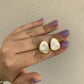 Christina Greene Stud Earrings - Pearl