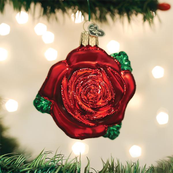 Red Rose Ornament