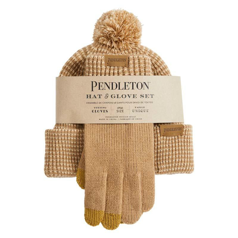 Pendleton Cold Weather Knit Set - Tan