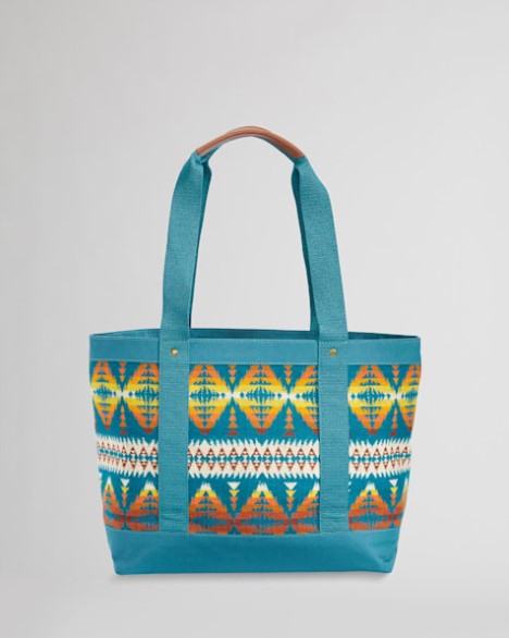 Pendleton Zip Tote - Summit Peak Turquoise – Persimmon Hill at the