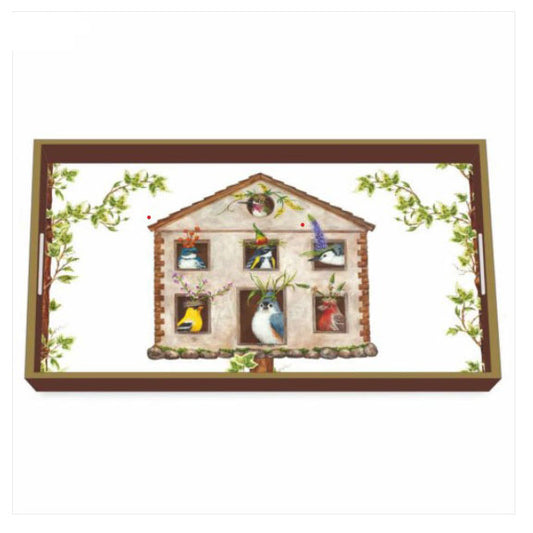 House Party Wooden Vanity Tray